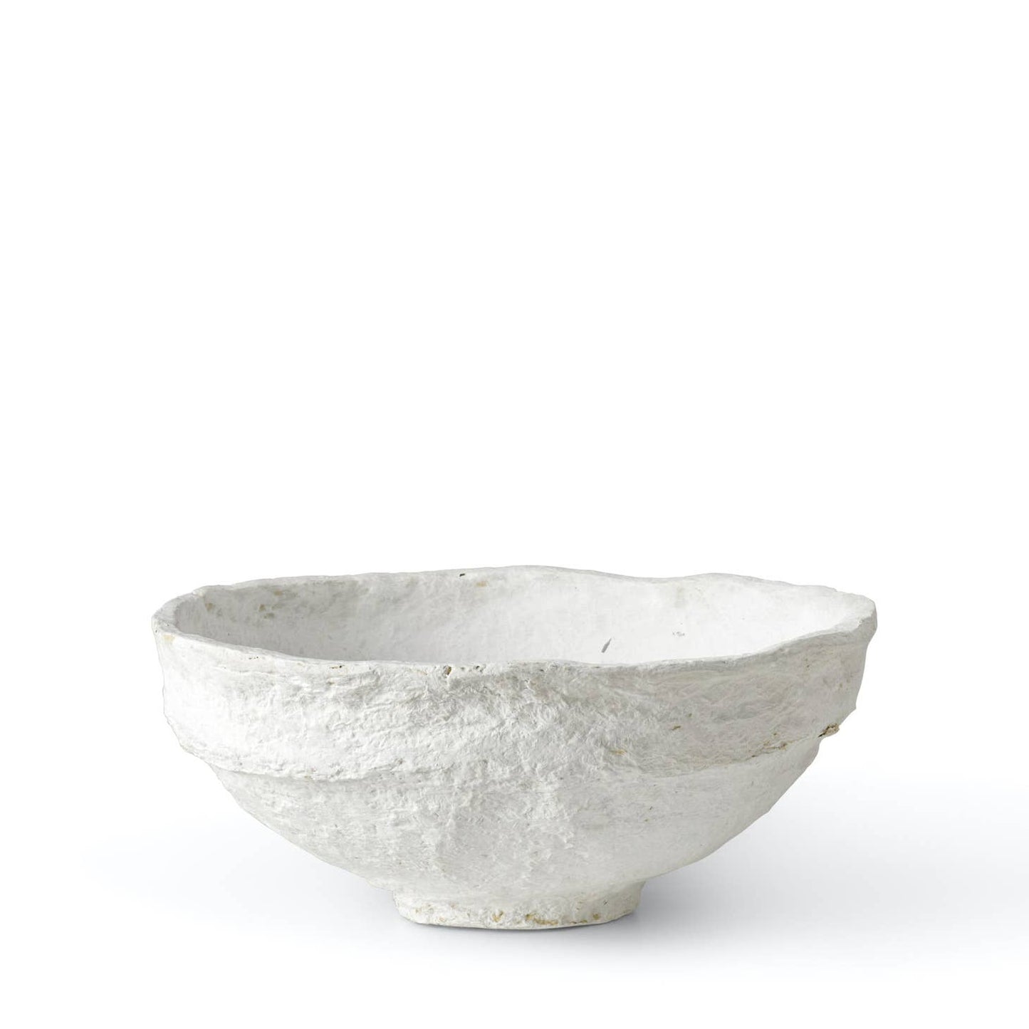 Large White Sculpture Bowl