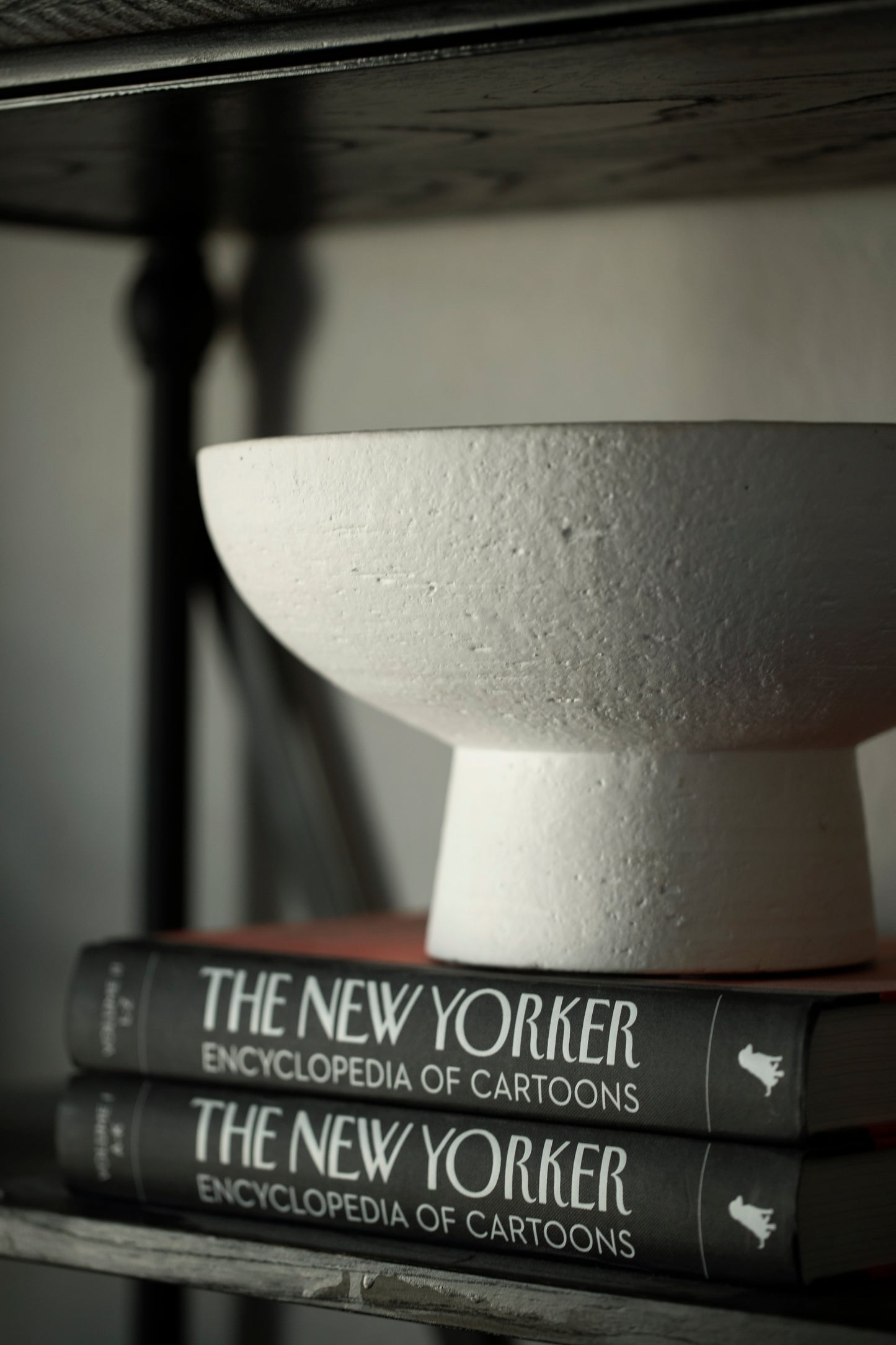White Pedestal Bowl