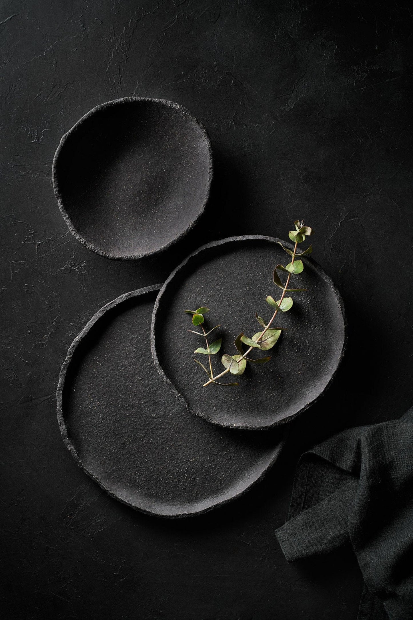 Black Decorative Platters